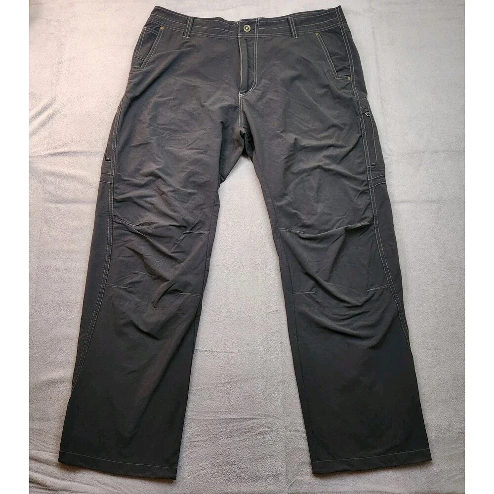 Kuhl Pants Men's 38x30 Dark Gray Cargo‎ Performance Hiking Outdoors Utility